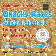 Oakhaven Hospice Quacky Races